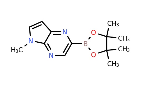 5-Methyl-2-(4,4,5,5-tetramethyl-1,3,2-dioxaborolan-2-YL)-pyrrolo[3,2-B]pyrazine