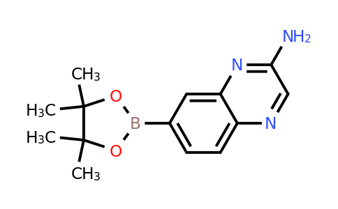 7-(4,4,5,5-Tetramethyl-1,3,2-dioxaborolan-2-YL)quinoxalin-2-amine