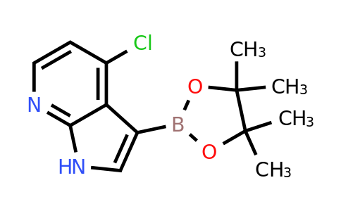 4-Chloro-3-(4,4,5,5-tetramethyl-1,3,2-dioxaborolan-2-YL)-pyrrolo[2,3-B]pyridine