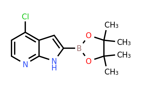 4-Chloro-2-(4,4,5,5-tetramethyl-1,3,2-dioxaborolan-2-YL)-pyrrolo[2,3-B]pyridine