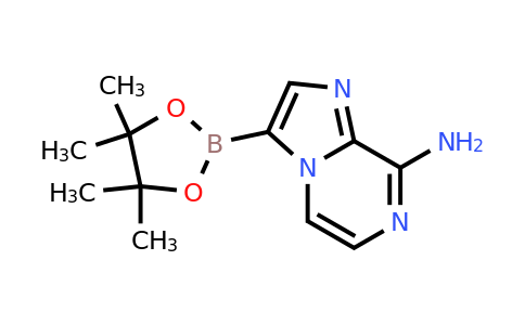 3-(4,4,5,5-Tetramethyl-1,3,2-dioxaborolan-2-YL)imidazo[1,2-A]pyrazin-8-amine