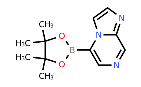 5-(4,4,5,5-Tetramethyl-1,3,2-dioxaborolan-2-YL)imidazo[1,2-A]pyrazine