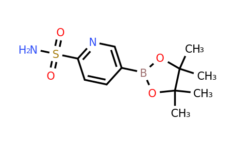 5-(4,4,5,5-Tetramethyl-1,3,2-dioxaborolan-2-YL)pyridine-2-sulfonamide