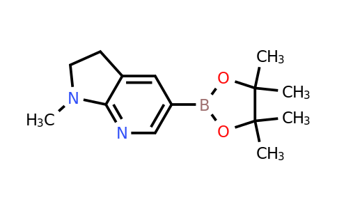 1-Methyl-5-(4,4,5,5-tetramethyl-1,3,2-dioxaborolan-2-YL)-2,3-dihydro-pyrrolo[2,3-B]pyridine