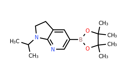 1-Isopropyl-5-(4,4,5,5-tetramethyl-1,3,2-dioxaborolan-2-YL)-2,3-dihydro-pyrrolo[2,3-B]pyridine