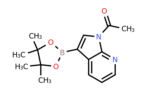 1-(3-(4,4,5,5-Tetramethyl-1,3,2-dioxaborolan-2-YL)-pyrrolo[2,3-B]pyridin-1-YL)ethanone