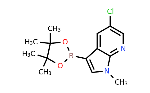 5-Chloro-1-methyl-3-(4,4,5,5-tetramethyl-1,3,2-dioxaborolan-2-YL)-pyrrolo[2,3-B]pyridine