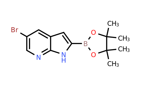 5-Bromo-2-(4,4,5,5-tetramethyl-1,3,2-dioxaborolan-2-YL)-pyrrolo[2,3-B]pyridine