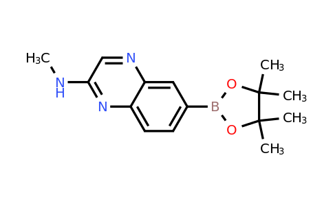 N-methyl-6-(4,4,5,5-tetramethyl-1,3,2-dioxaborolan-2-YL)quinoxalin-2-amine