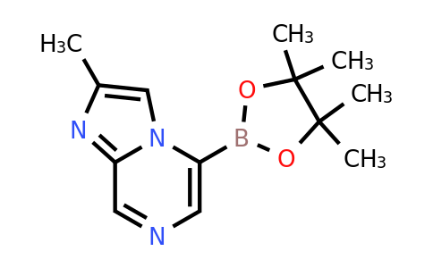 2-Methyl-5-(4,4,5,5-tetramethyl-1,3,2-dioxaborolan-2-YL)imidazo[1,2-A]pyrazine
