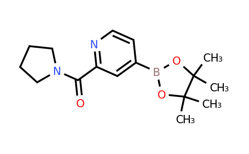 Pyrrolidin-1-YL(4-(4,4,5,5-tetramethyl-1,3,2-dioxaborolan-2-YL)pyridin-2-YL)methanone