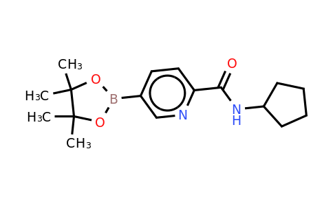 N-cyclopentyl-5-(4,4,5,5-tetramethyl-1,3,2-dioxaborolan-2-YL)picolinamide