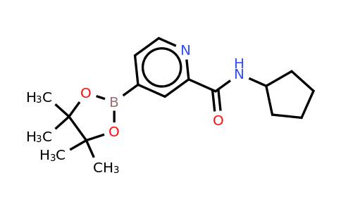 N-cyclopentyl-4-(4,4,5,5-tetramethyl-1,3,2-dioxaborolan-2-YL)picolinamide