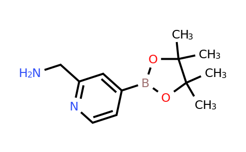 (4-(4,4,5,5-Tetramethyl-1,3,2-dioxaborolan-2-YL)pyridin-2-YL)methanamine