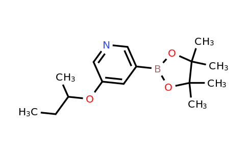 3-Sec-butoxy-5-(4,4,5,5-tetramethyl-1,3,2-dioxaborolan-2-YL)pyridine