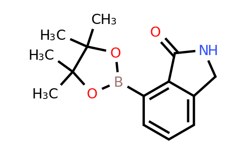 7-(4,4,5,5-Tetramethyl-1,3,2-dioxaborolan-2-YL)isoindolin-1-one