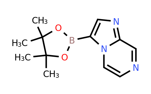3-(4,4,5,5-Tetramethyl-1,3,2-dioxaborolan-2-YL)imidazo[1,2-A]pyrazine