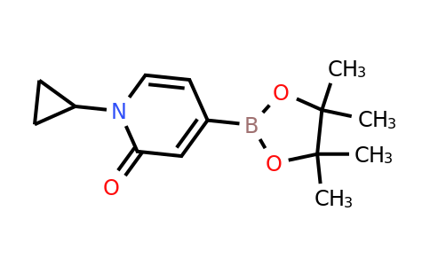1-Cyclopropyl-4-(4,4,5,5-tetramethyl-1,3,2-dioxaborolan-2-YL)pyridin-2(1H)-one