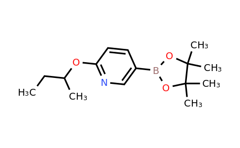 2-Sec-butoxy-5-(4,4,5,5-tetramethyl-1,3,2-dioxaborolan-2-YL)pyridine