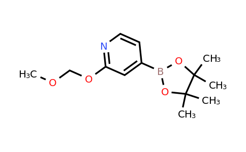 2-(Methoxymethoxy)-4-(4,4,5,5-tetramethyl-1,3,2-dioxaborolan-2-YL)pyridine