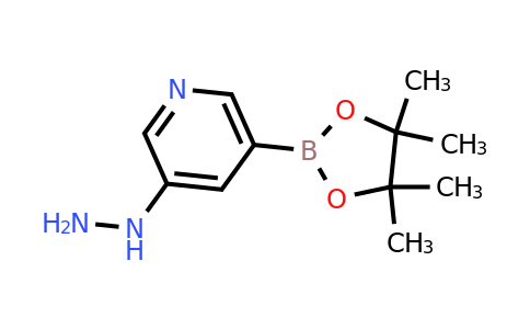 3-Hydrazinyl-5-(4,4,5,5-tetramethyl-1,3,2-dioxaborolan-2-YL)pyridine