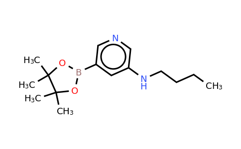 N-butyl-5-(4,4,5,5-tetramethyl-1,3,2-dioxaborolan-2-YL)pyridin-3-amine