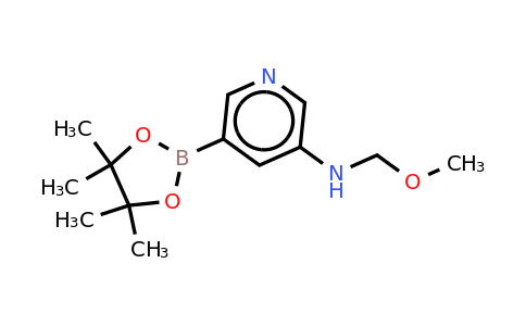 N-(methoxymethyl)-5-(4,4,5,5-tetramethyl-1,3,2-dioxaborolan-2-YL)pyridin-3-amine