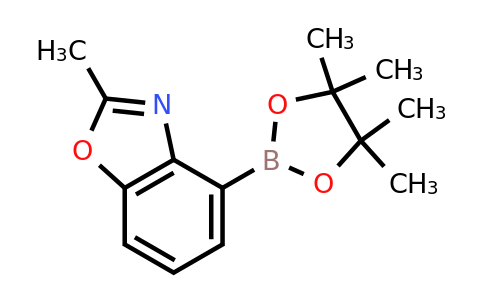 2-Methyl-4-(4,4,5,5-tetramethyl-1,3,2-dioxaborolan-2-YL)benzo[D]oxazole