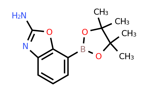 7-(4,4,5,5-Tetramethyl-1,3,2-dioxaborolan-2-YL)benzo[D]oxazol-2-amine