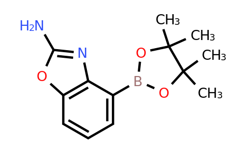 4-(4,4,5,5-Tetramethyl-1,3,2-dioxaborolan-2-YL)benzo[D]oxazol-2-amine