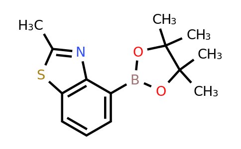 2-Methyl-4-(4,4,5,5-tetramethyl-1,3,2-dioxaborolan-2-YL)benzo[D]thiazole