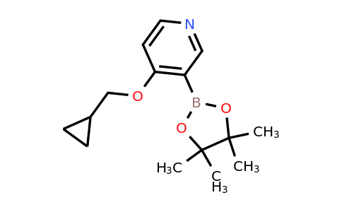 4-(Cyclopropylmethoxy)-3-(4,4,5,5-tetramethyl-1,3,2-dioxaborolan-2-YL)pyridine