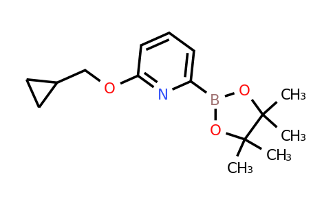 2-(Cyclopropylmethoxy)-6-(4,4,5,5-tetramethyl-1,3,2-dioxaborolan-2-YL)pyridine