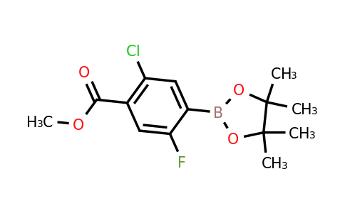 Methyl 2-chloro-5-fluoro-4-(4,4,5,5-tetramethyl-1,3,2-dioxaborolan-2-YL)benzoate