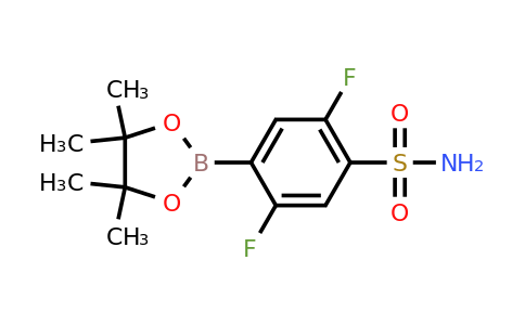 2,5-Difluoro-4-(4,4,5,5-tetramethyl-1,3,2-dioxaborolan-2-YL)benzenesulfonamide