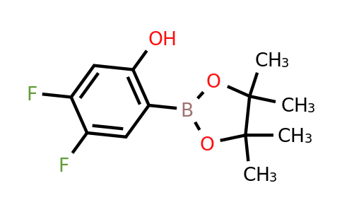 4,5-Difluoro-2-(4,4,5,5-tetramethyl-1,3,2-dioxaborolan-2-YL)phenol