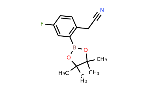 2-(4-Fluoro-2-(4,4,5,5-tetramethyl-1,3,2-dioxaborolan-2-YL)phenyl)acetonitrile