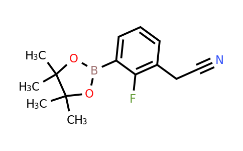 2-(2-Fluoro-3-(4,4,5,5-tetramethyl-1,3,2-dioxaborolan-2-YL)phenyl)acetonitrile