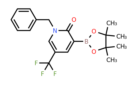 1-Benzyl-3-(4,4,5,5-tetramethyl-1,3,2-dioxaborolan-2-YL)-5-(trifluoromethyl)pyridin-2(1H)-one