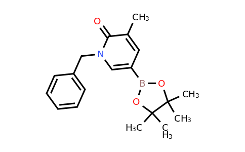 1-Benzyl-3-methyl-5-(4,4,5,5-tetramethyl-1,3,2-dioxaborolan-2-YL)pyridin-2(1H)-one