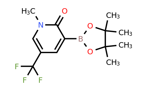 1-Methyl-3-(4,4,5,5-tetramethyl-1,3,2-dioxaborolan-2-YL)-5-(trifluoromethyl)pyridin-2(1H)-one