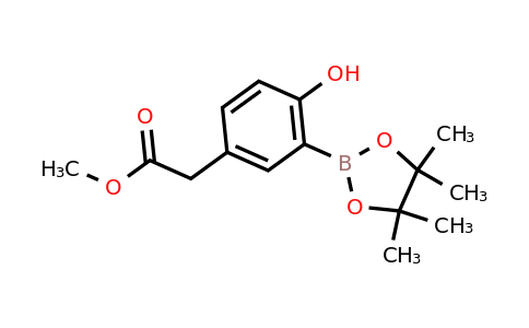 Methyl 2-(4-hydroxy-3-(4,4,5,5-tetramethyl-1,3,2-dioxaborolan-2-YL)phenyl)acetate