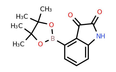 4-(4,4,5,5-Tetramethyl-1,3,2-dioxaborolan-2-YL)indoline-2,3-dione