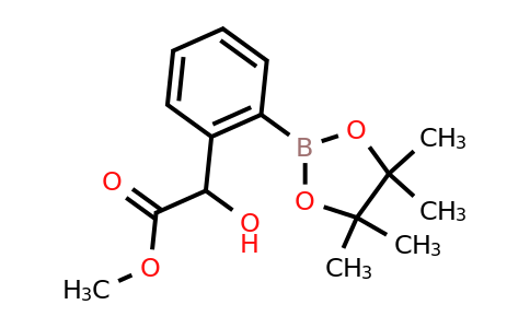 Methyl 2-hydroxy-2-(2-(4,4,5,5-tetramethyl-1,3,2-dioxaborolan-2-YL)phenyl)acetate