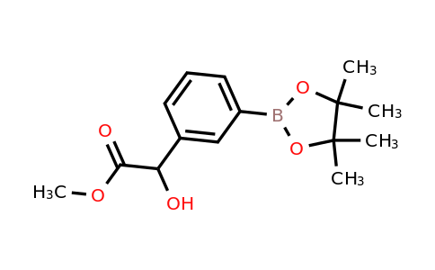Methyl 2-hydroxy-2-(3-(4,4,5,5-tetramethyl-1,3,2-dioxaborolan-2-YL)phenyl)acetate