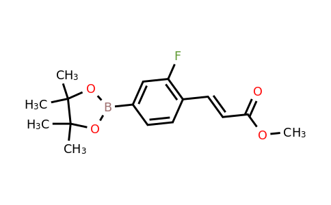Methyl 3-(2-fluoro-4-(4,4,5,5-tetramethyl-1,3,2-dioxaborolan-2-YL)phenyl)acrylate