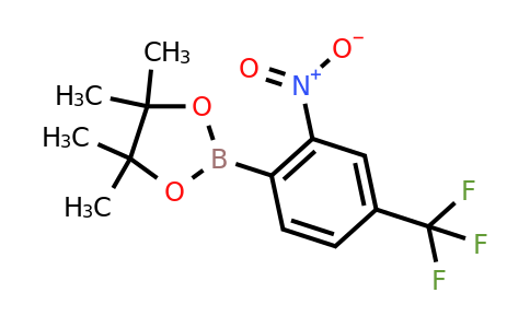 4,4,5,5-Tetramethyl-2-(2-nitro-4-(trifluoromethyl)phenyl)-1,3,2-dioxaborolane