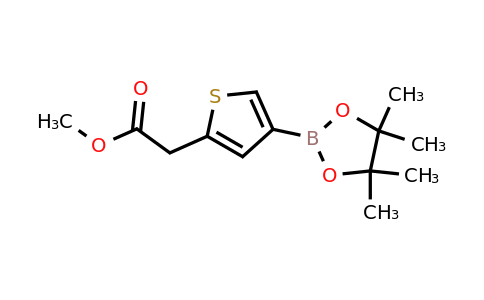 Methyl 2-(4-(4,4,5,5-tetramethyl-1,3,2-dioxaborolan-2-YL)thiophen-2-YL)acetate