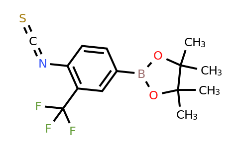 2-(4-Isothiocyanato-3-(trifluoromethyl)phenyl)-4,4,5,5-tetramethyl-1,3,2-dioxaborolane