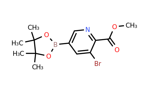 Methyl 3-bromo-5-(4,4,5,5-tetramethyl-1,3,2-dioxaborolan-2-YL)picolinate